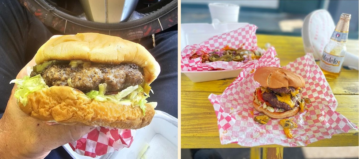 Myrtle's Burgers Menu